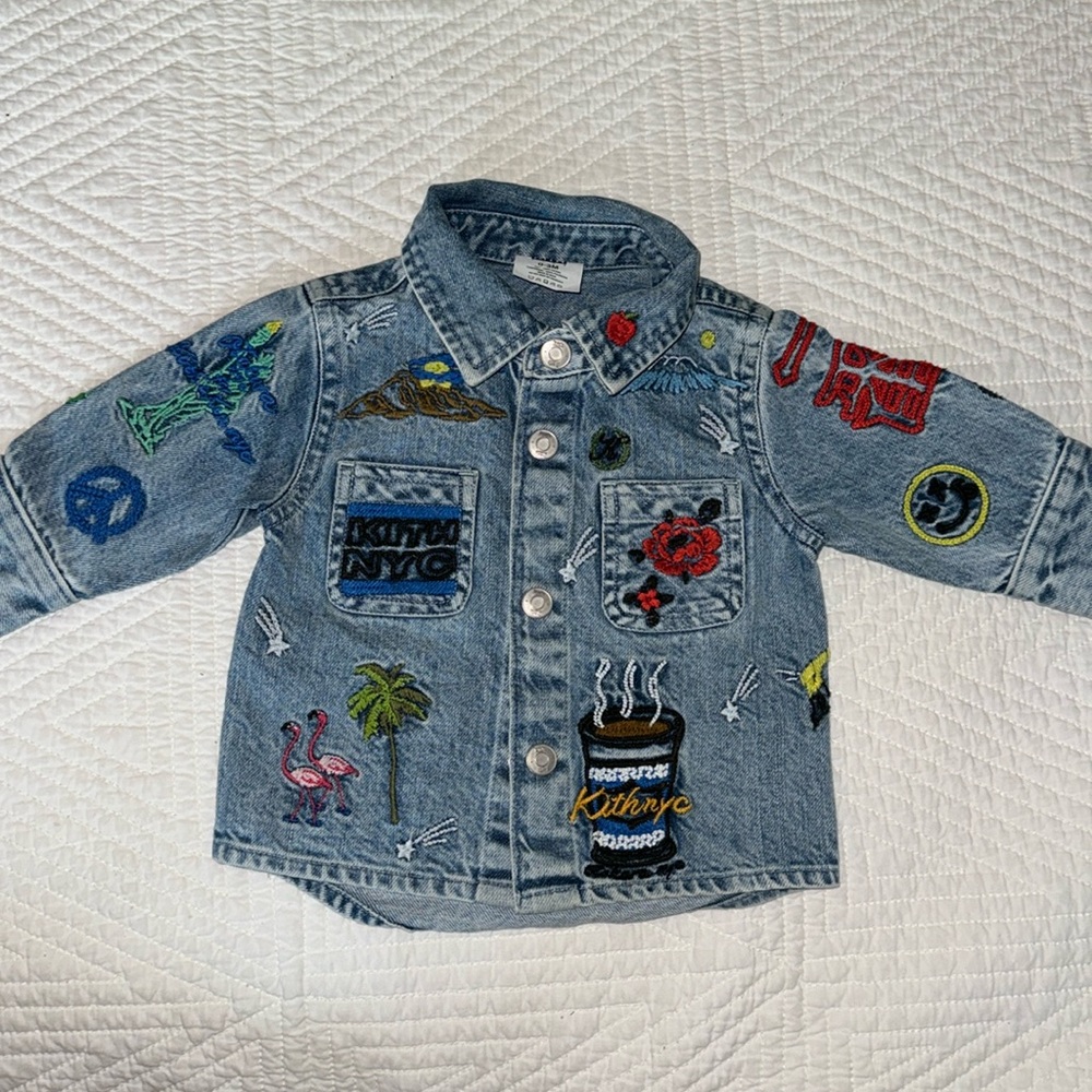 KITH Baby Denim patchwork Jacket